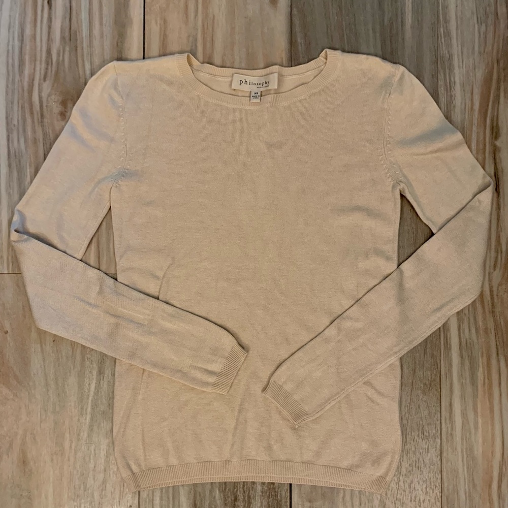 Women’s Philosophy Pullover Crewneck Sweater Size XS